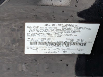 2019 Ford Taurus Limited