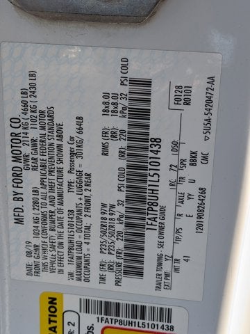 2020 Ford Mustang EcoBoost Premium