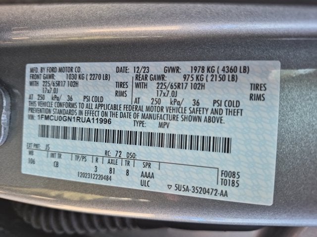 2024 Ford Escape Active