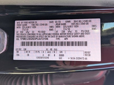 2023 Ford Escape Active