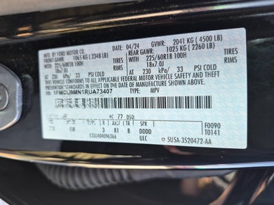 2024 Ford Escape ST-Line