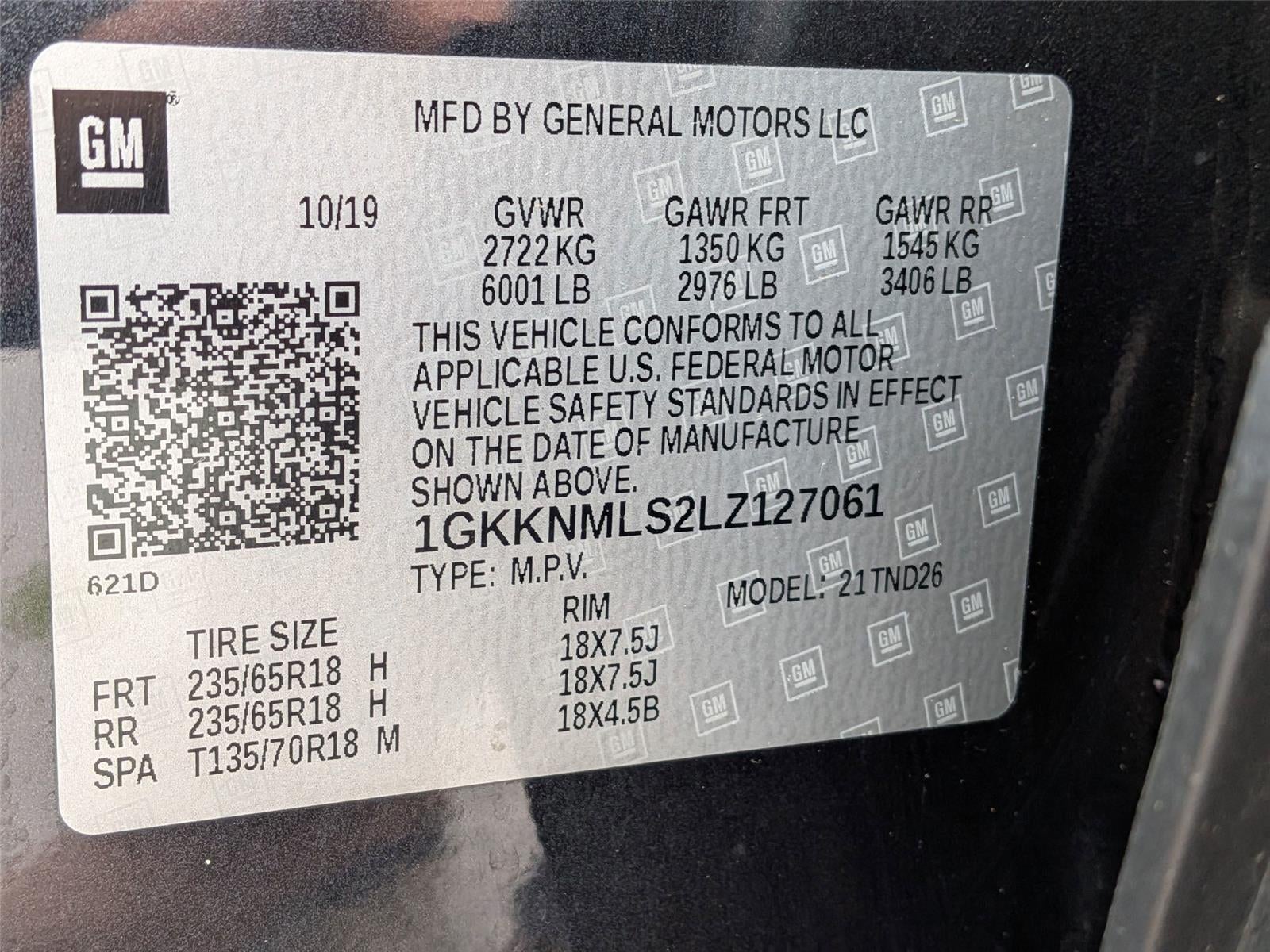 2020 GMC Acadia SLT