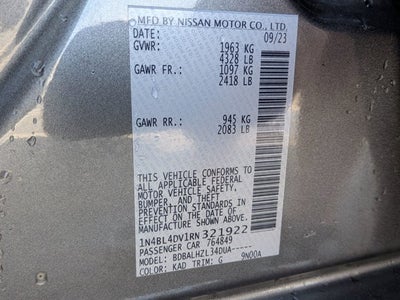 2024 Nissan Altima 2.5 SV