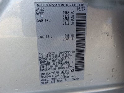 2024 Nissan Altima 2.5 SV