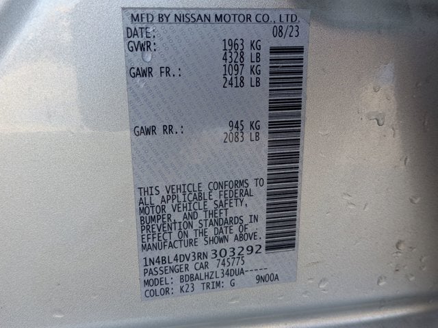 2024 Nissan Altima 2.5 SV