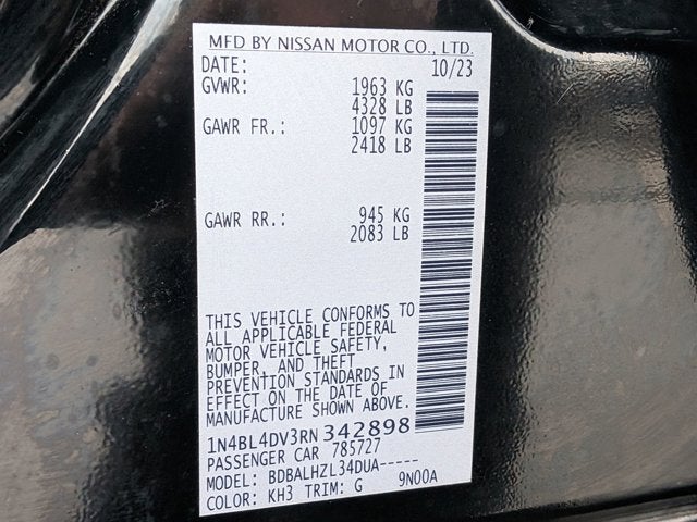 2024 Nissan Altima 2.5 SV