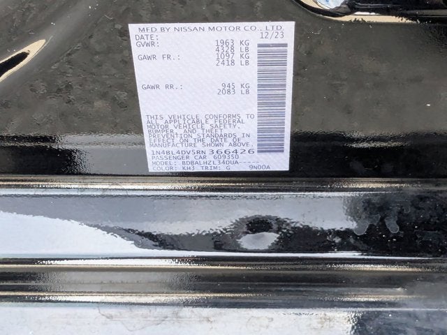 2024 Nissan Altima 2.5 SV