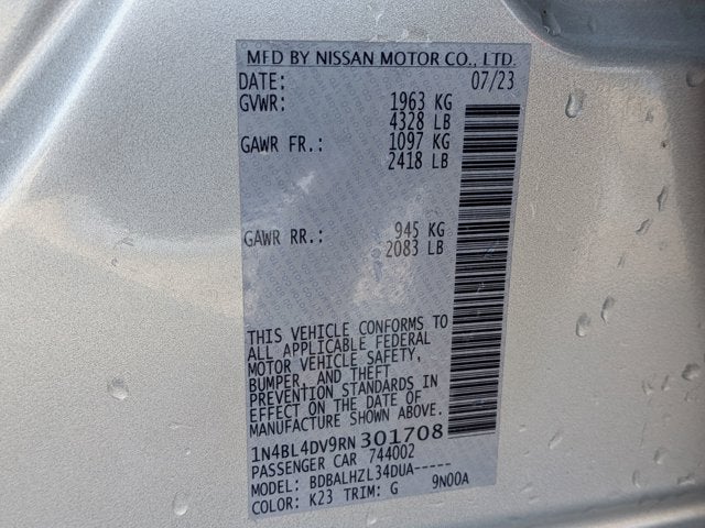 2024 Nissan Altima 2.5 SV