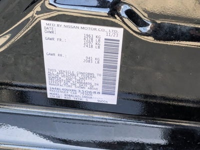 2024 Nissan Altima 2.5 SV