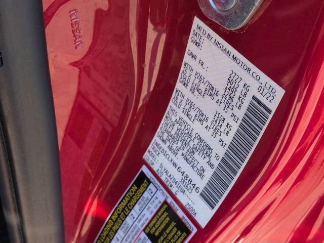 2022 Nissan Frontier S