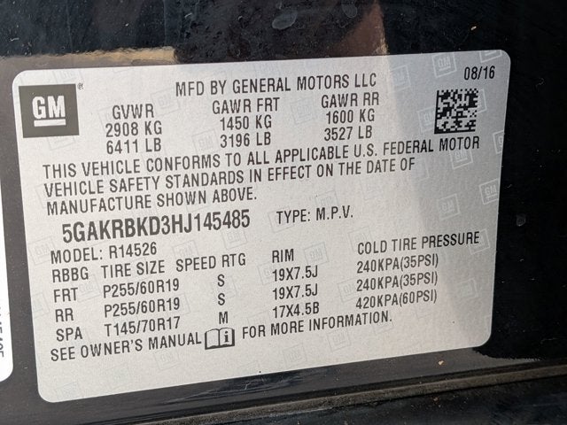 2017 Buick Enclave Leather
