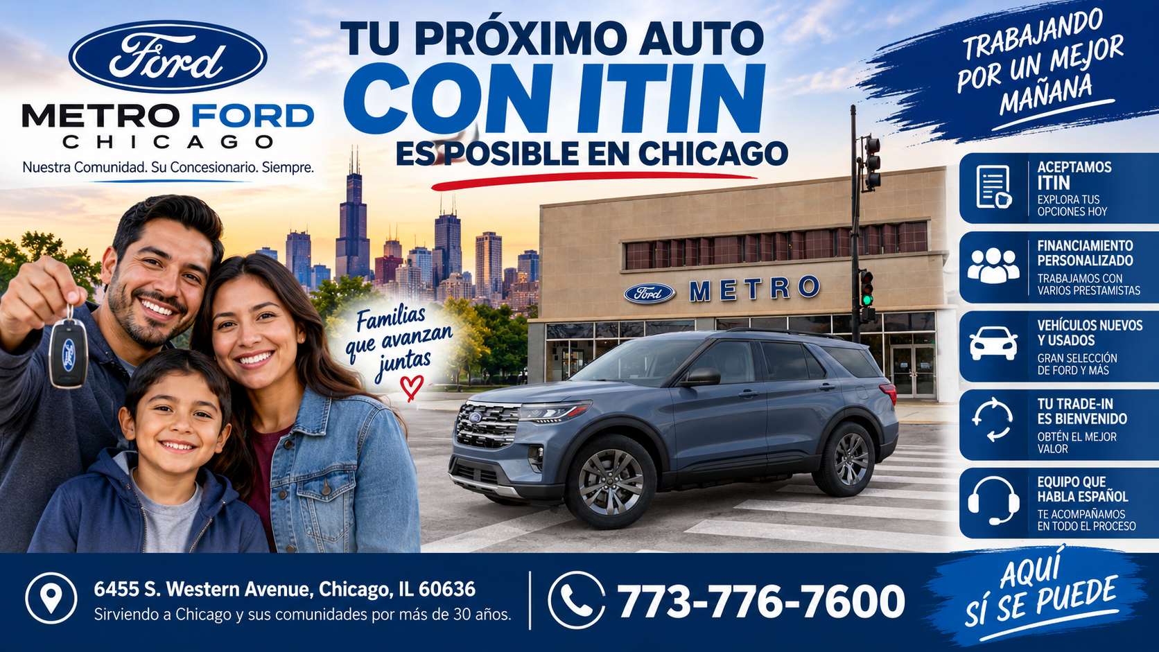Comprar Carro con ITIN en Chicago