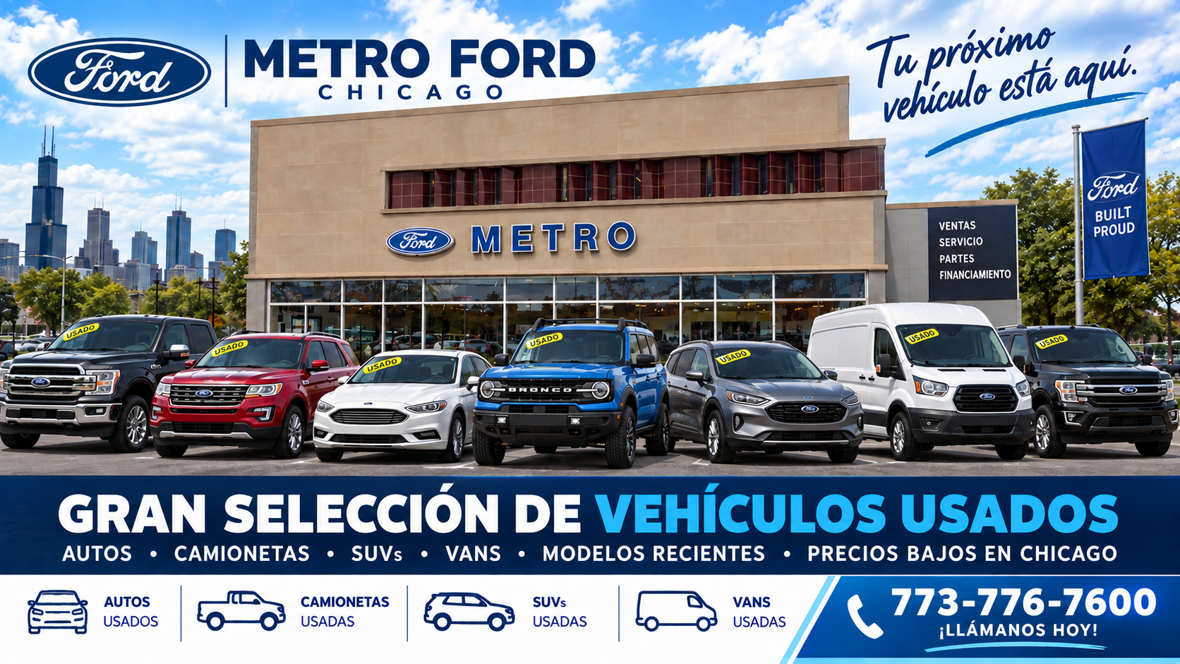 Autos Usados a Precios Bajos en Chicago